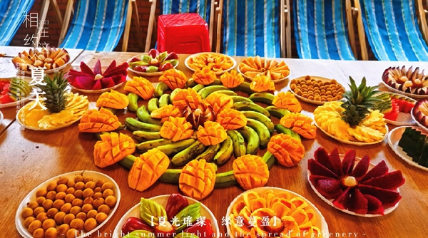 易視界精英集體實(shí)現(xiàn)水果自由日，享受水果的甜